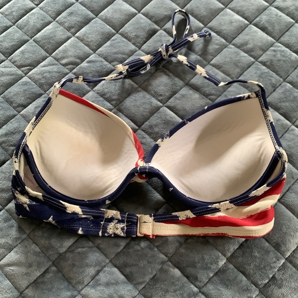 American Flag Bathing Suit Top - Picture 4 of 7